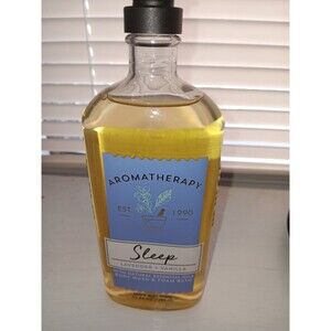 Bath & Body Works Aromatherapy Sleep Lavender Vanilla Body Wash Foam Bath 10 oz
